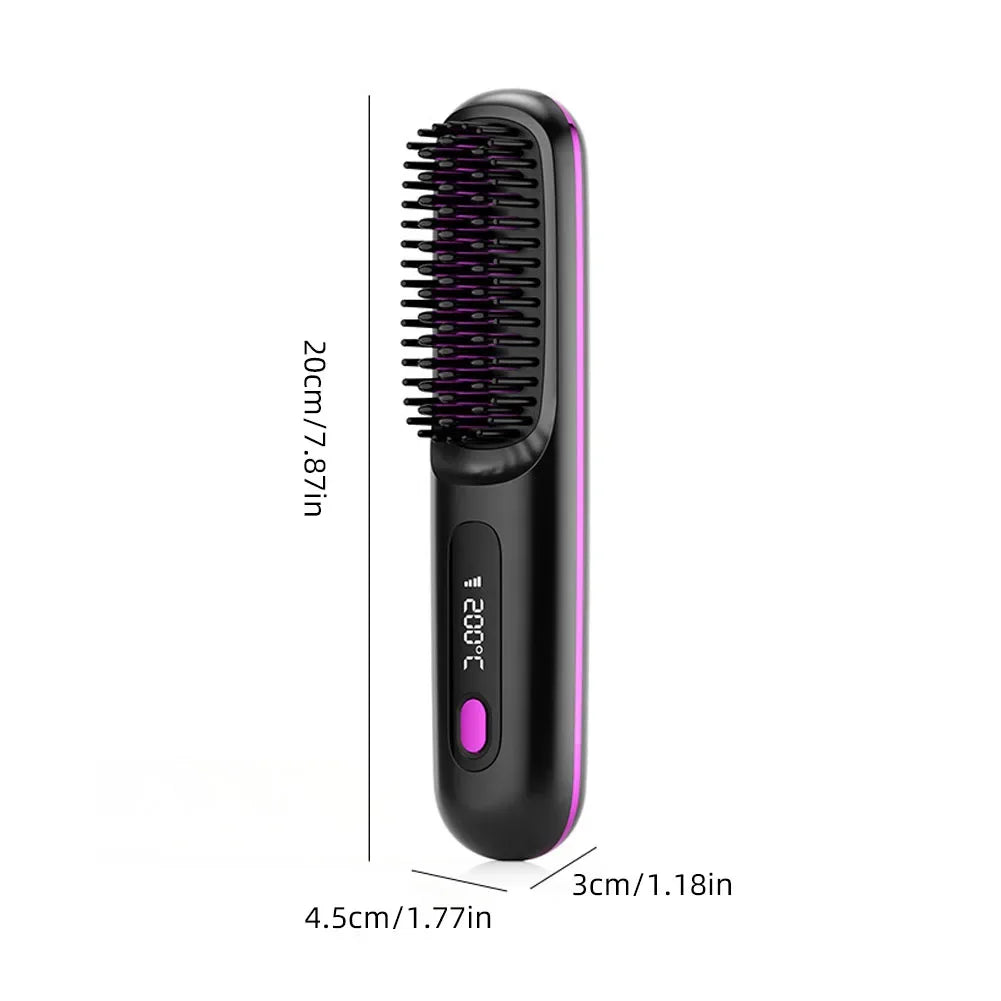 Wireless Heated Straightening Brush